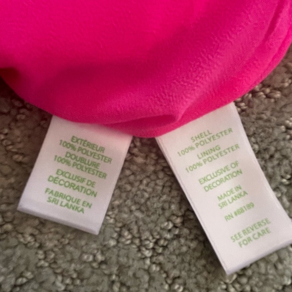 COPY - lilly pulitzer fuchsia blouse with gold chain detail - Picture 7 of 7